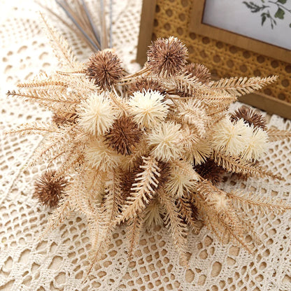 Artificial Prickly Ball Flower